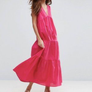 Pink maxi dress